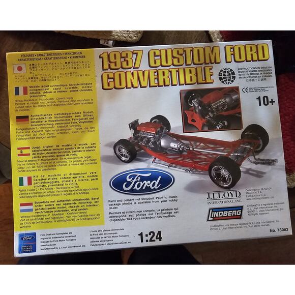 1937 Ford Custom Convertible Model - Picture 3 of 3